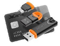 JaCarta — смарт-карты, USB- и MicroUSB-токены для обеспечения двух или трёхфакторной аутентификации, электронной подписи и безопасного хранения ключей и цифровых сертификатов